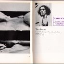 The catalogue entry, hand modified by Tim Burns, for his installation at Recent Australian Art, 1973. The catalogue entry, hand modified by Tim Burns, for his installation at Recent Australian Art, 1973.