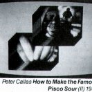 Catalogue image from Peter Callas's How to Make the Famous Pisco Sour (1986), one of the installations at the Art Gallery of NSW. Catalogue image from Peter Callas's How to Make the Famous Pisco Sour (1986), one of the installations at the Art Gallery of NSW.