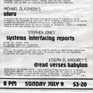 VideOzone programme side 1