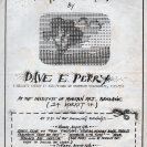 The flyer and program for David Perry's showing at the IMA, Brisbane, August, 1976 The flyer and program for David Perry's showing at the IMA, Brisbane, August, 1976