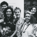 Founding members of Boomali were: Michael Riley, Bronwyn Bancroft, Jeffrey Samuels, Fiona Foley, Tracey Moffatt, Arone Meeks, Euphemia Bostock, Avril Quail, Brenda L Croft & Fernanda Martens. 