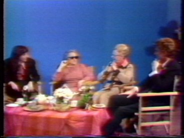 (l-r) Carole Sklan, Grandma Rose, Lottie and Kimble Rendall during a studio sequence.